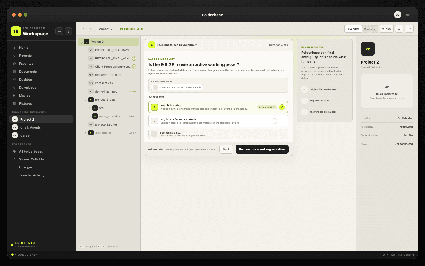 One-at-a-time smart organization question